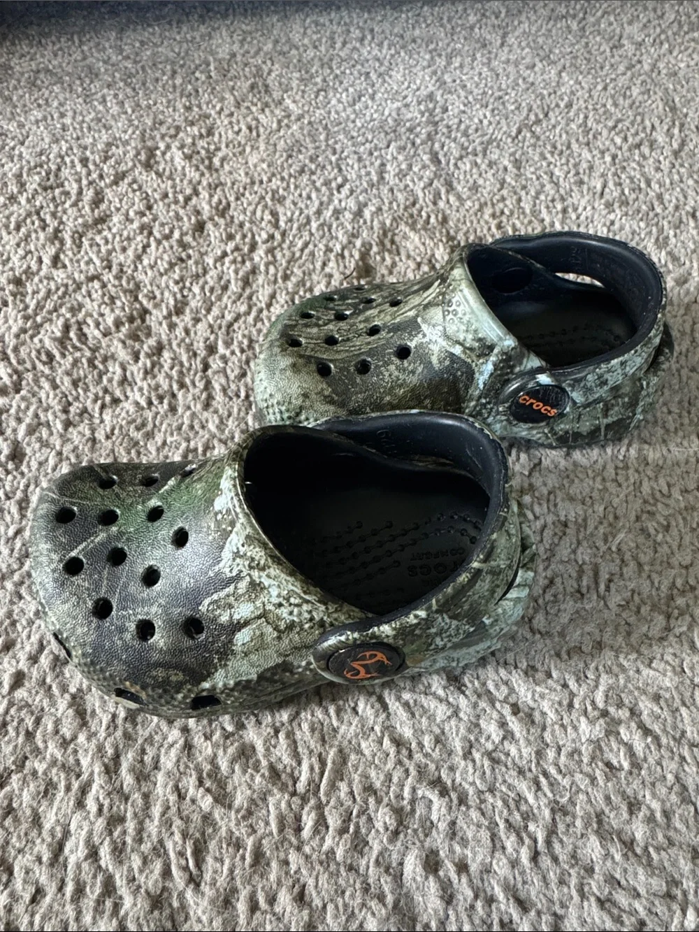 Baby Toddler Real Tree Camouflage Crocs size 4